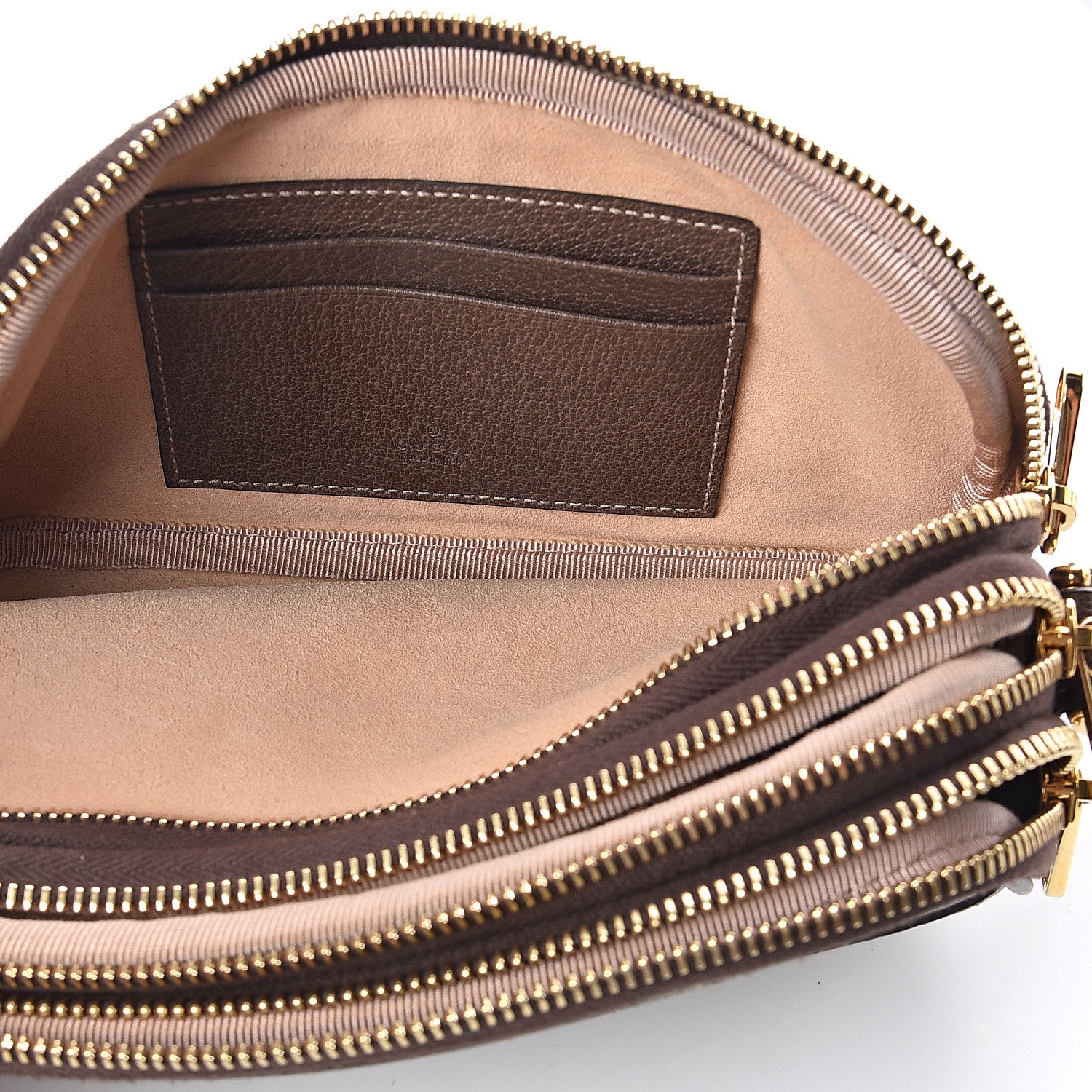 Gucci GG Supreme Monogram Web Mini Ophidia GG Bag Brown 5 of 10