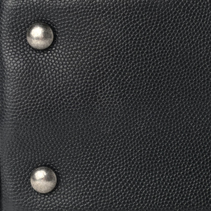 Chanel Caviar Lizard Quilted Large Coco Handle Flap Black 10 of 13