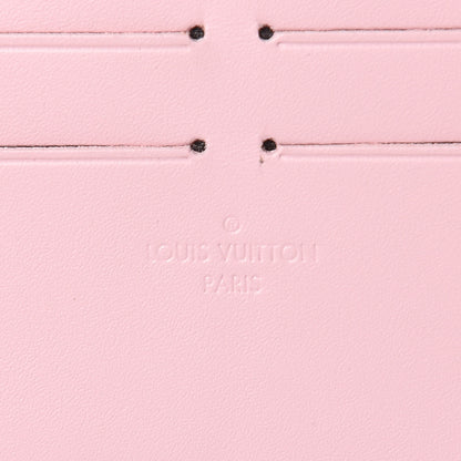 Louis Vuitton Calfskin Felicie Card Holder Insert Rose Ballerine 6 of 6