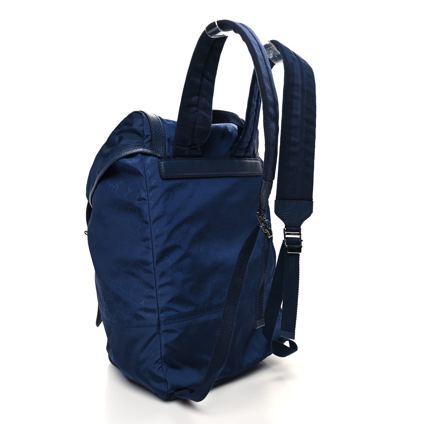 Nylon Monogram Medium Light Double Buckle Backpack Tide