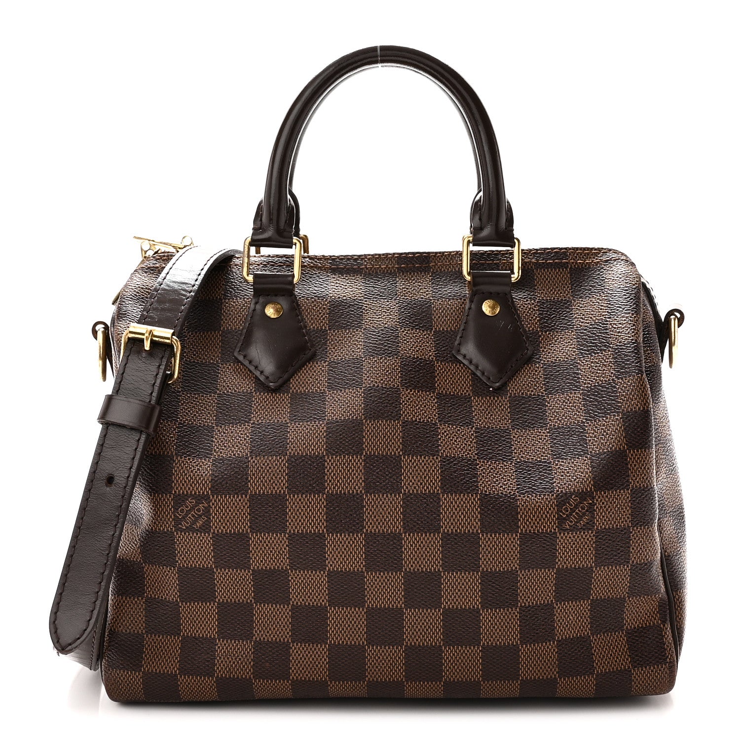 Louis Vuitton Damier Ebene Speedy Bandouliere 25 1 of 10