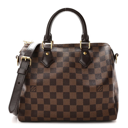 Louis Vuitton Damier Ebene Speedy Bandouliere 25 1 of 10