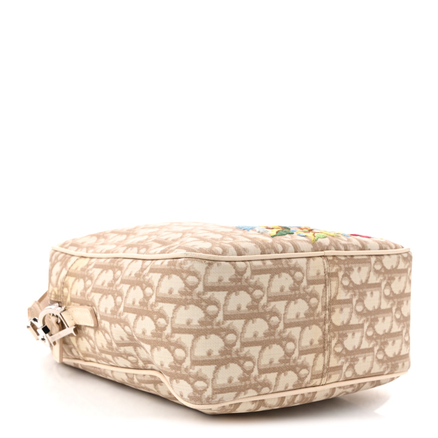 Monogram Vintage Flowers Messenger Bag Beige