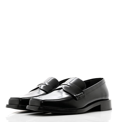 Louis Vuitton Glazed Calfskin Connelly Flat Loafer 37 Black 3 of 11