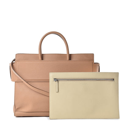 Givenchy Grained Calfskin Medium Horizon Satchel Beige 1 of 15