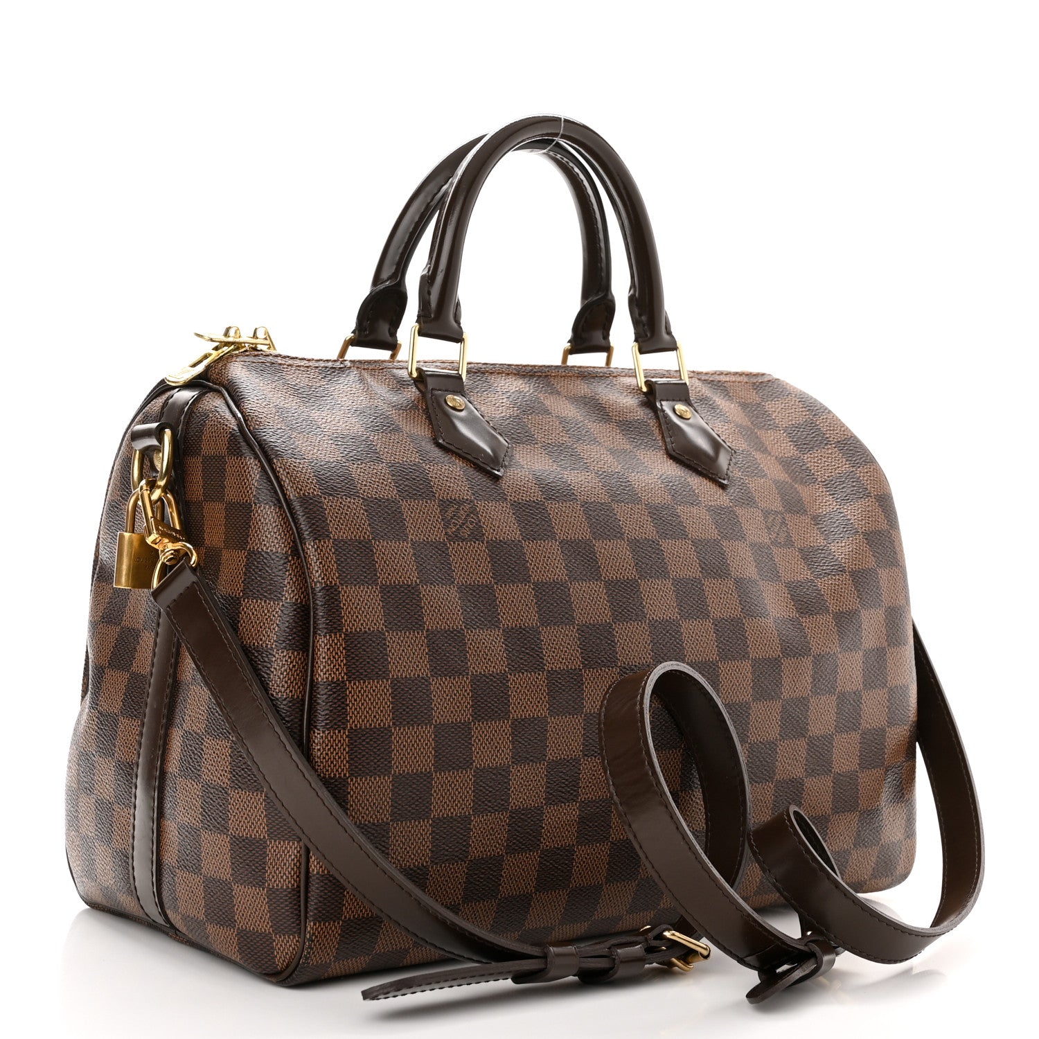 Louis Vuitton Damier Ebene Speedy Bandouliere 30 3 of 11