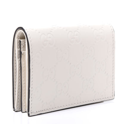 Gucci Guccissima Cherries Card Case Wallet White 2 of 7