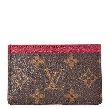 Louis Vuitton Monogram Card Holder Fuchsia 1 of 8