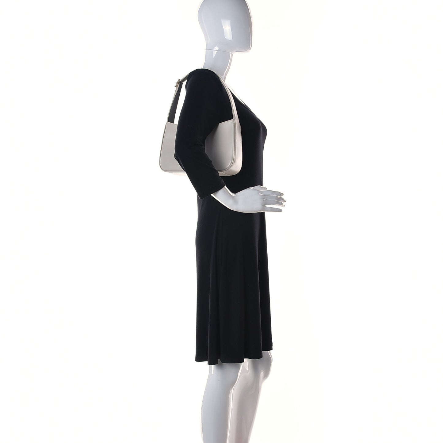 Smooth Calfskin Le 5 A 7 Hobo Blanc Vintage