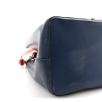 Louis Vuitton Epi Neonoe Indigo Coquelicot 9 of 10