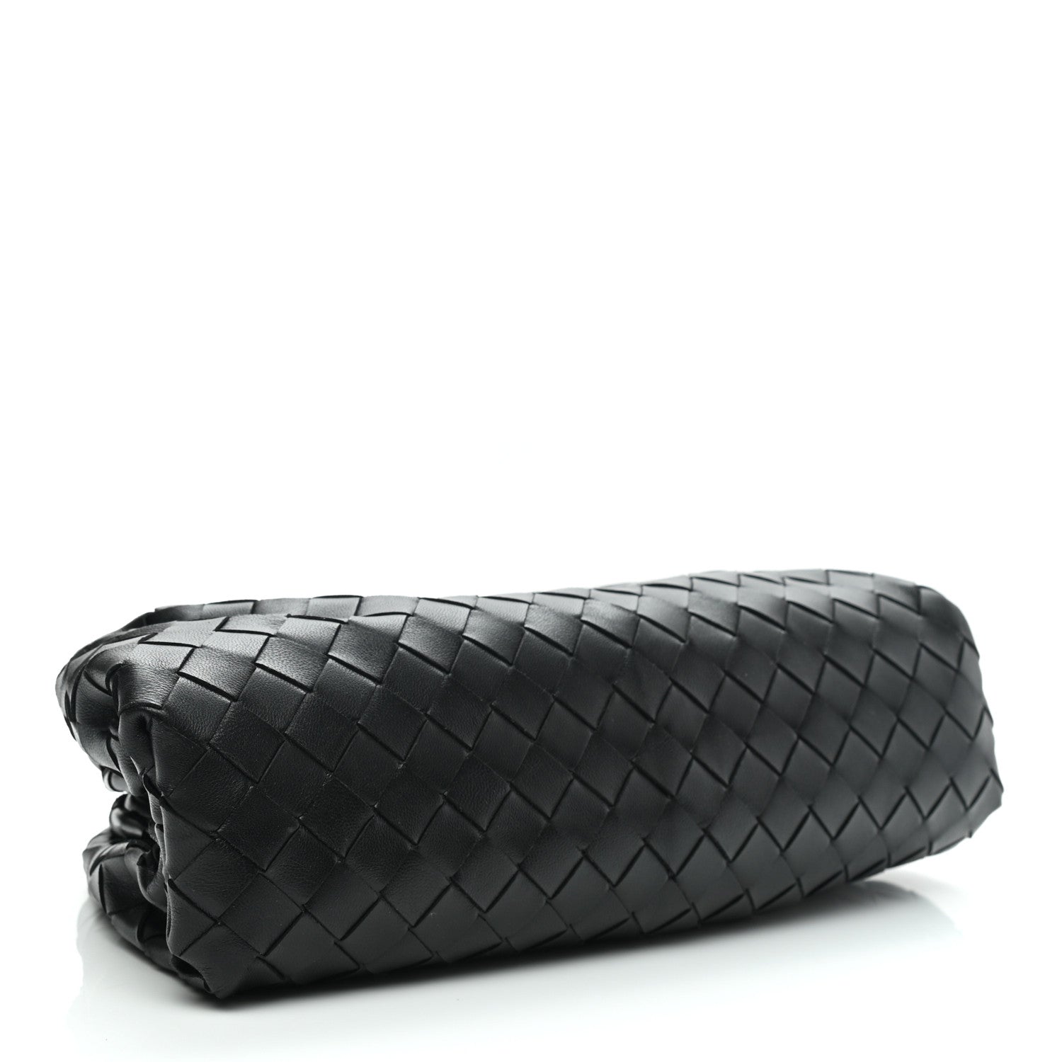 Bottega Veneta Nappa Maxi Intreccio The Pouch Oversized Clutch Black 4 of 7