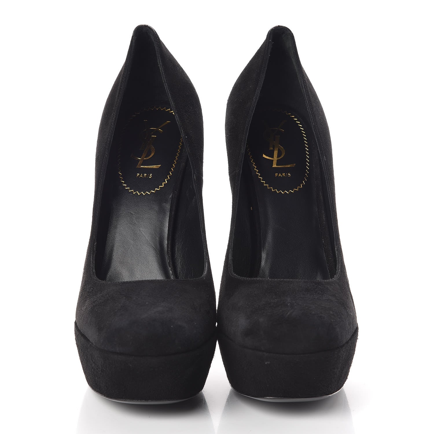 Saint Laurent Kid Scamosciato Lucy 105 Pumps 40 Black 2 of 7