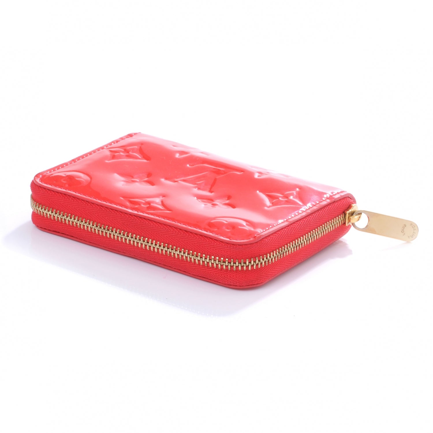 Louis Vuitton Vernis Zippy Coin Purse Rouge Grenadine 4 of 7