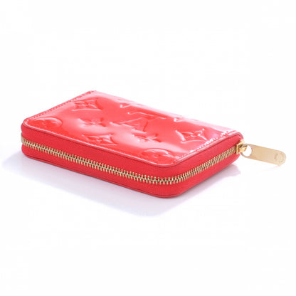 Louis Vuitton Vernis Zippy Coin Purse Rouge Grenadine 4 of 7
