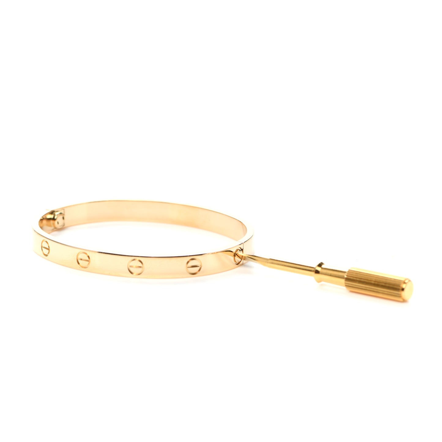 18K Yellow Gold LOVE Bracelet 17