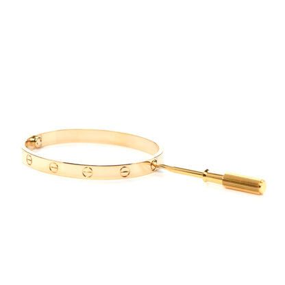 Cartier 18K Yellow Gold LOVE Bracelet 17 4 of 6