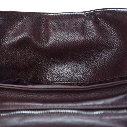 Chanel Caviar Chocolate Bar Quilted Shoulder Bag Brown 21 of 23