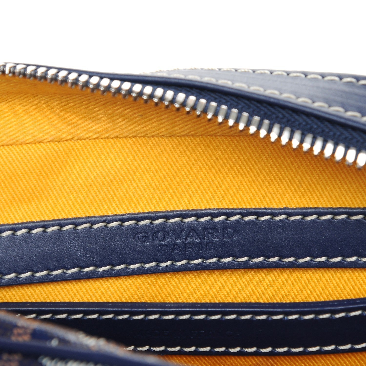 Goyard Goyardine Amacapvert Crossbody Bag Navy Blue 6 of 7