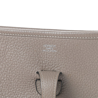 Hermes Taurillon Clemence Evelyne III PM Gris Tourterelle 6 of 14