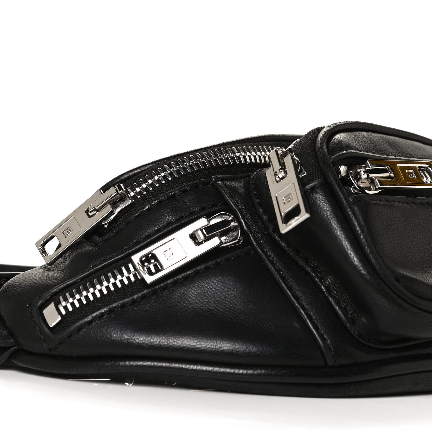Lambskin Mini Attica Belt Bag Black
