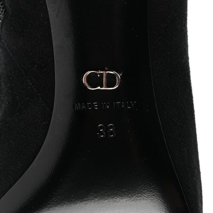 Christian Dior Suede Ankle Boots 38 Black 6 of 9