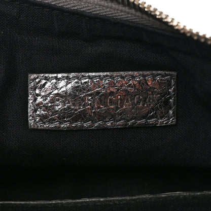 Balenciaga Metallic Agneau Arena Le Cagole Shoulder Bag XS Silver 7 of 16