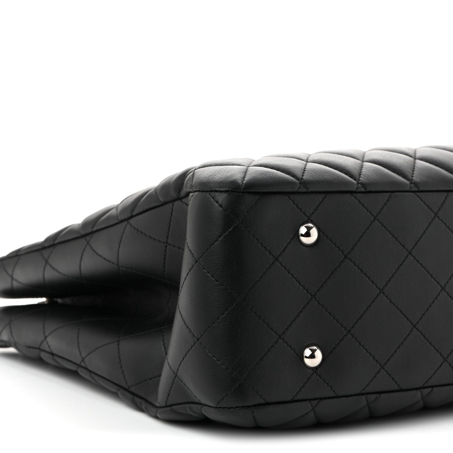 Chanel Calfskin Quilted Large Classic Shopping Tote Black 9 of 10