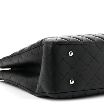 Chanel Calfskin Quilted Large Classic Shopping Tote Black 9 of 10