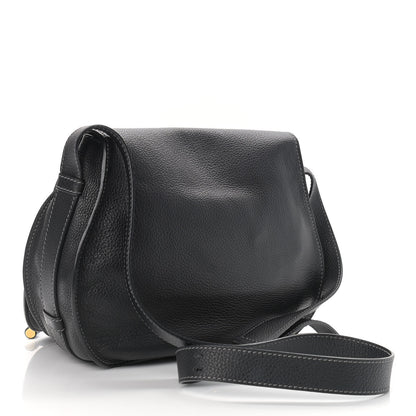 Chloe Calfskin Medium Marcie Round Crossbody Bag Black 3 of 8