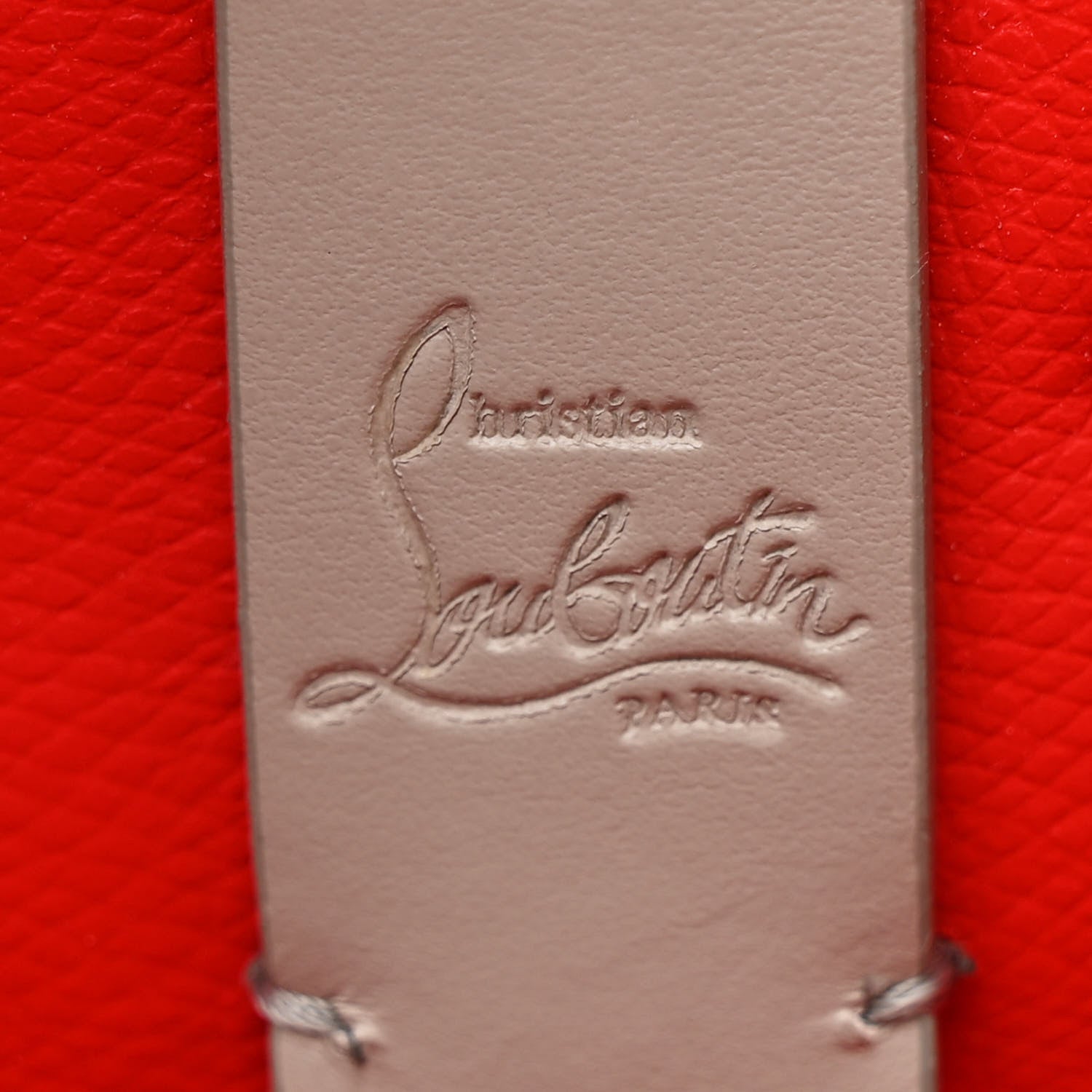 Christian Louboutin Calfskin Empire Spike Studded East West Cabata Tote Goose 7 of 12