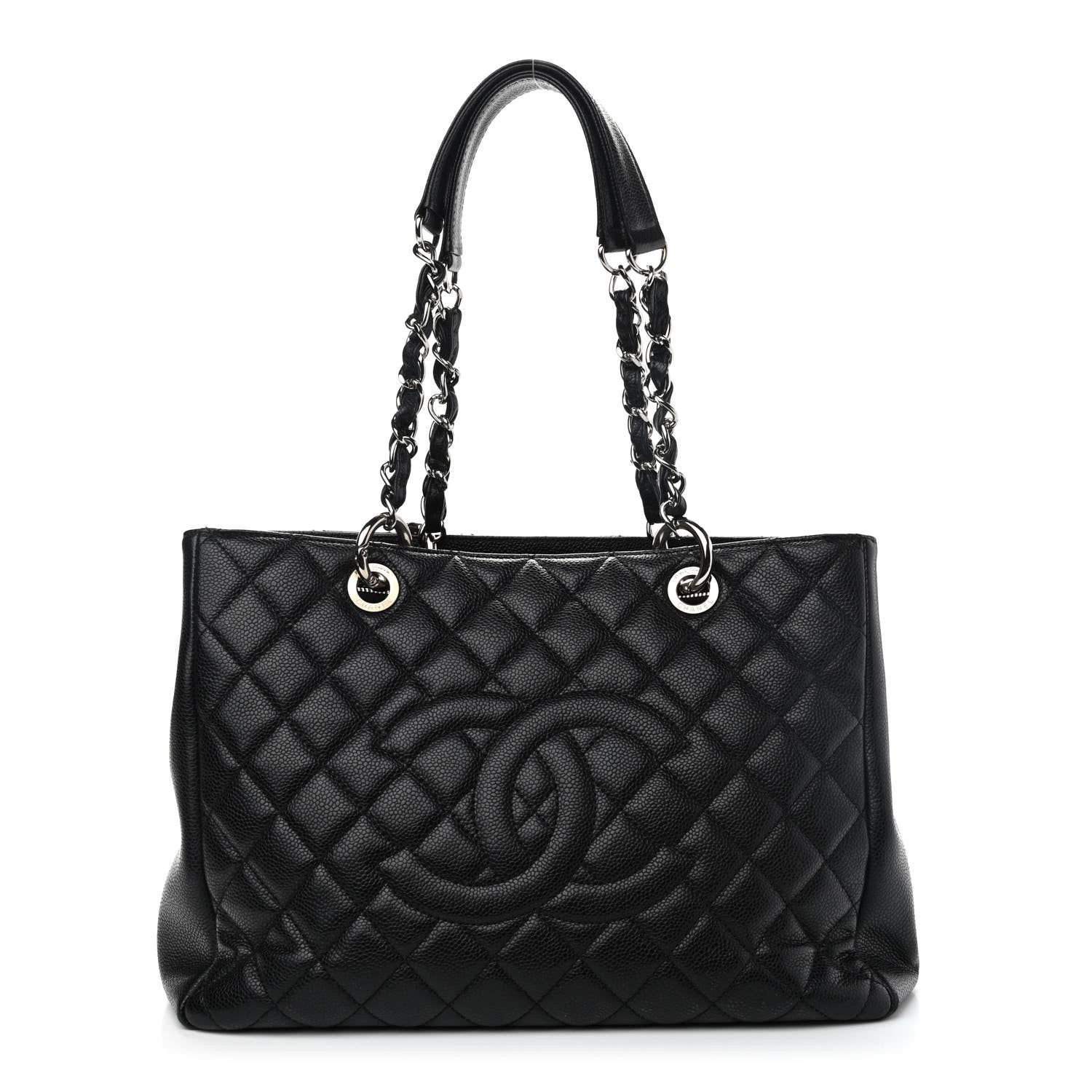 Chanel Caviar Quilted Grand Shopping Tote GST Black 1 of 11