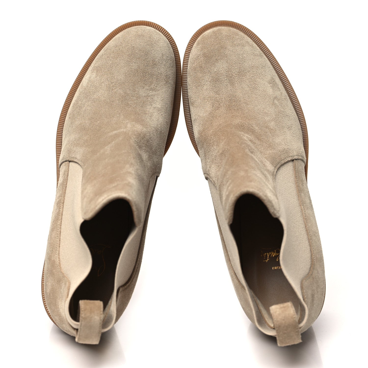 Christian Louboutin Suede Marchacroche 70 Chelsea Boots 39 2 of 8