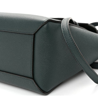 Celine Grained Calfskin Nano Belt Bag Abyss Blue 9 of 9