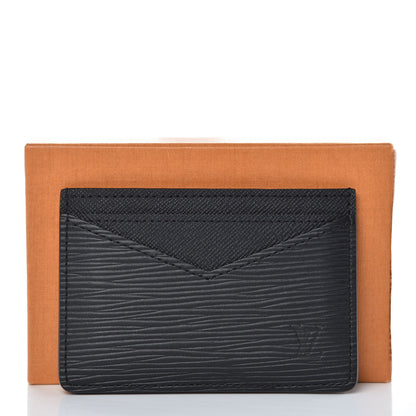 Louis Vuitton Epi Neo Porte-Cartes Card Holder Black 7 of 7