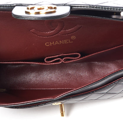 Chanel Lambskin Quilted Small Double Flap Black 4 of 9