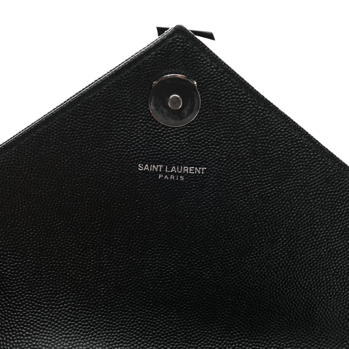 Grain De Poudre Textured Mixed Matelasse Triquilt Medium Monogram Satchel Black