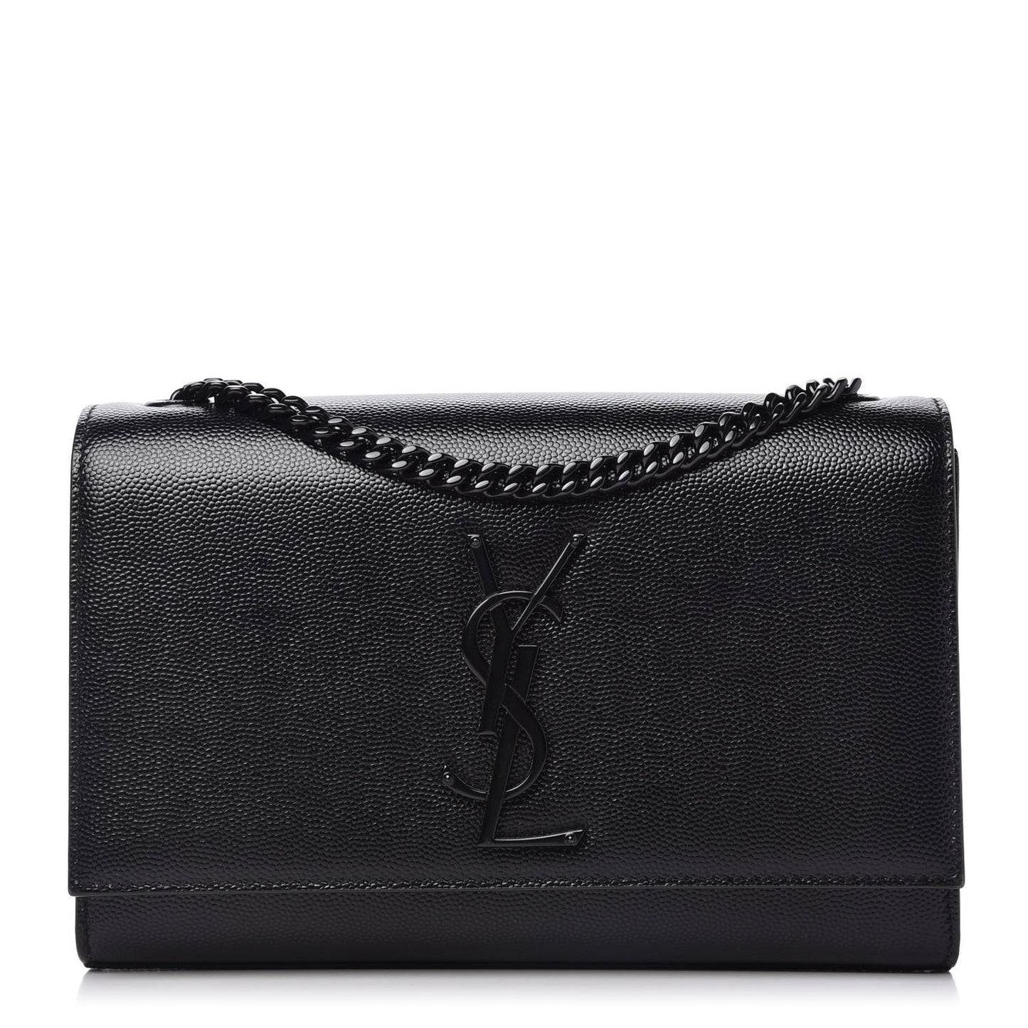 Grain De Poudre Small Monogram Kate Satchel Black