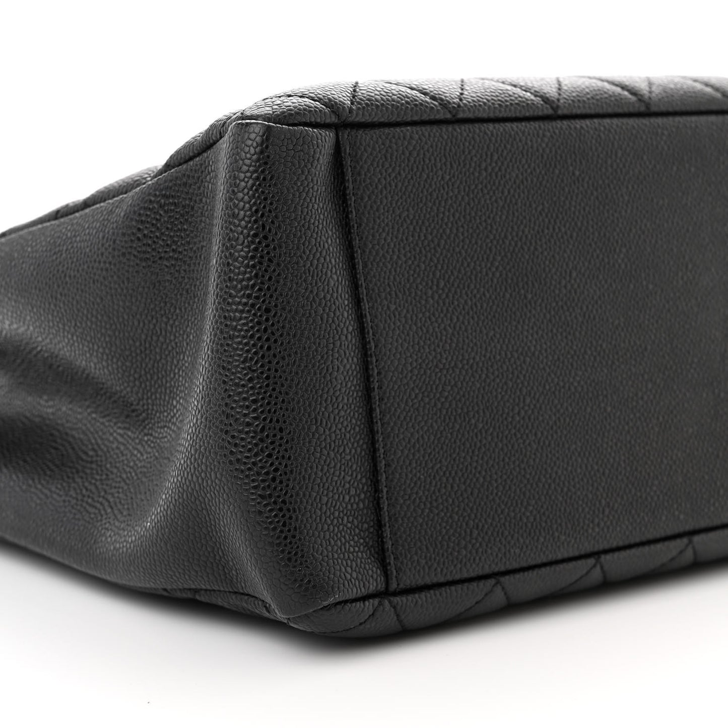 Caviar Quilted Grand Shopping Tote GST Black