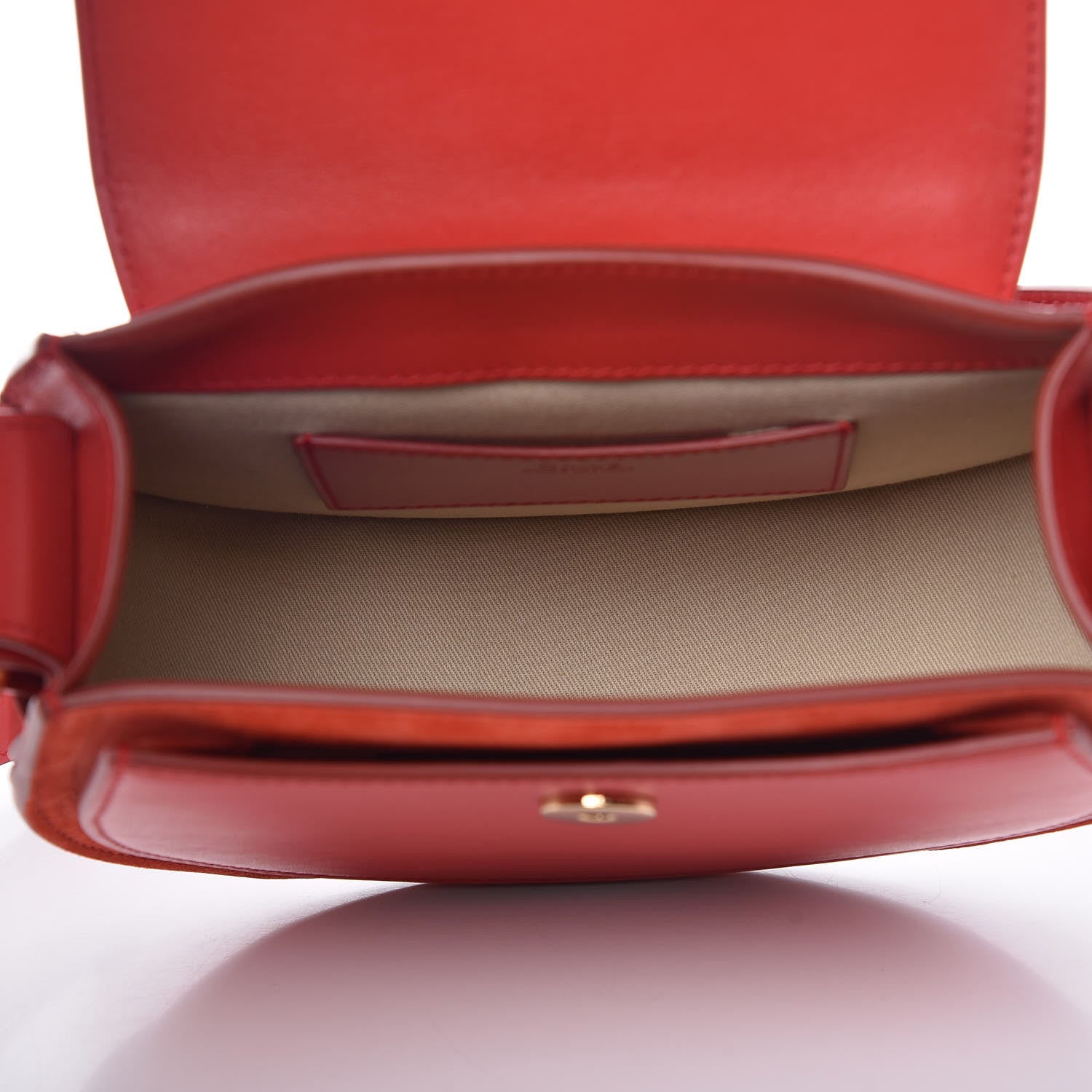 Chloe Calfskin Small Tess Bag Plaid Red 6 of 8