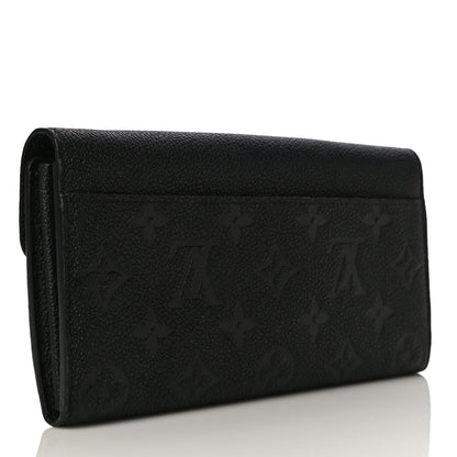 Louis Vuitton Empreinte Sarah Wallet NM Black 3 of 9