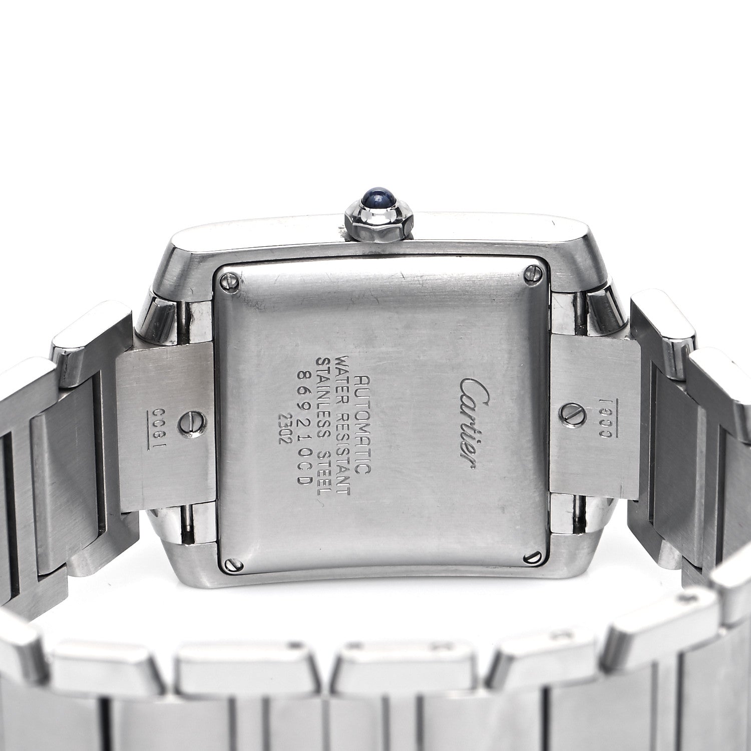 Cartier Stainless Steel 28mm Tank Francaise Automatic Watch 7 of 9
