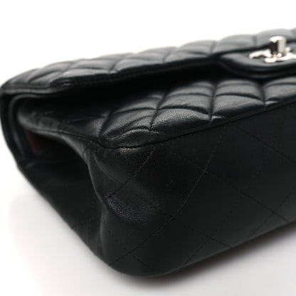 Chanel Lambskin Quilted Medium Double Flap Black 9 of 12