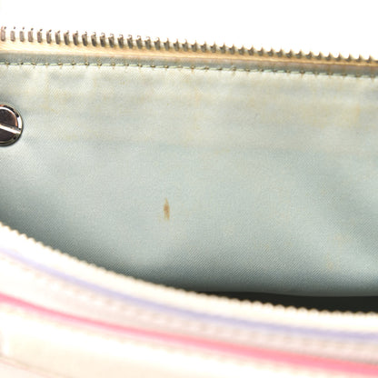 Fendi Vitello Dolce Crystal Croc Tail Mini By The Way Boston Bag White Ice Multicolor 12 of 15