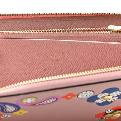 Louis Vuitton Epi Blooming Flowers Zippy Wallet Rose Ballerine 7 of 9