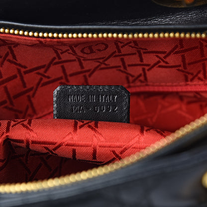 Christian Dior Lambskin Cannage Large Lady Dior Black 7 of 10