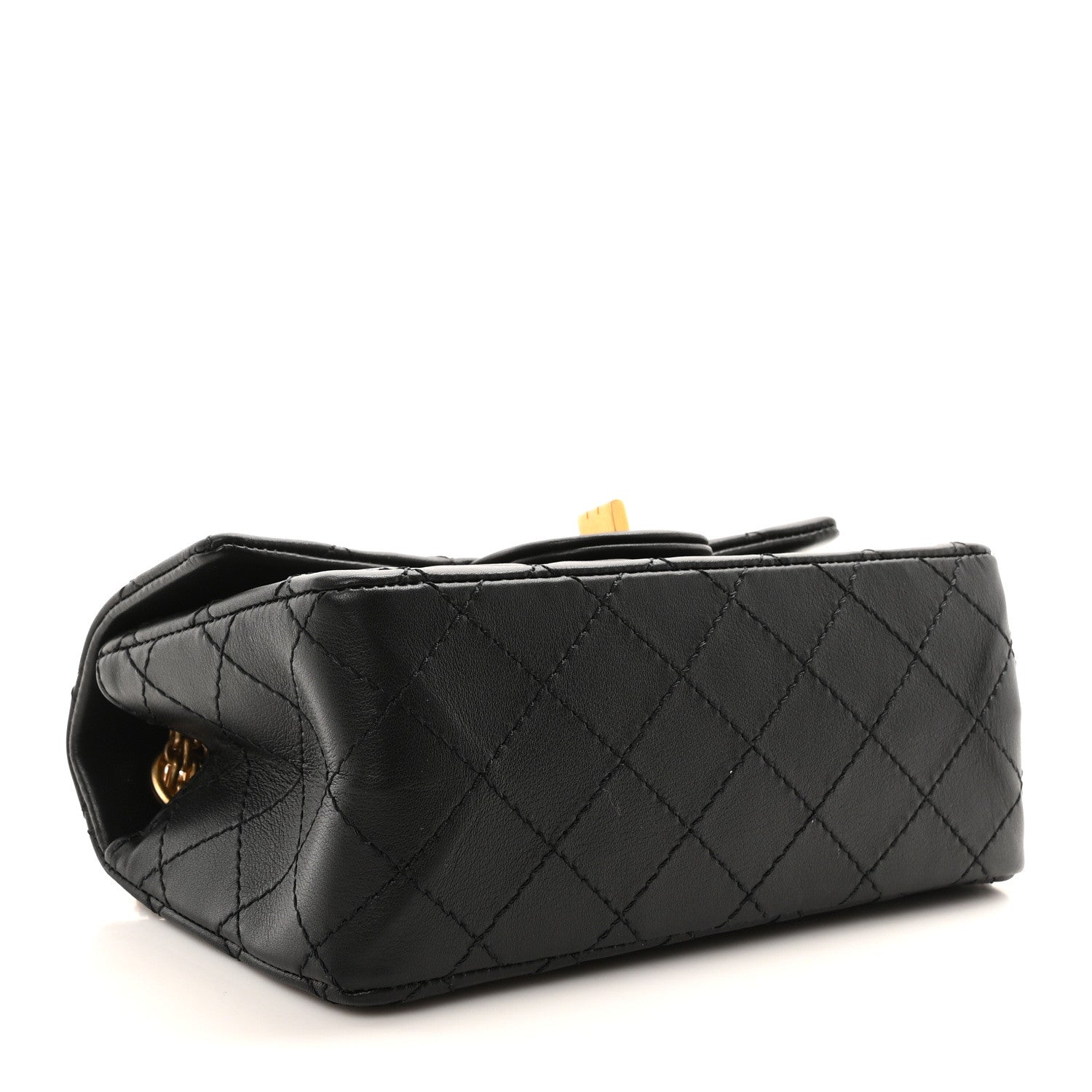 Chanel Calfskin Quilted 2.55 Reissue Mini Flap Black 4 of 11