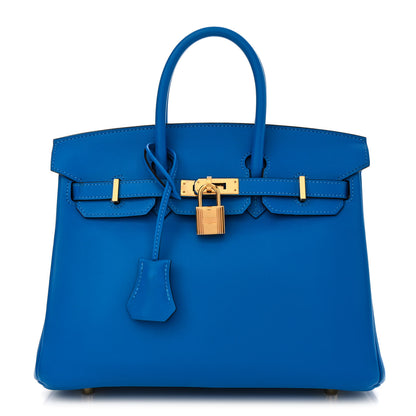 Hermes Swift Birkin 25 Bleu Hydra 1 of 14