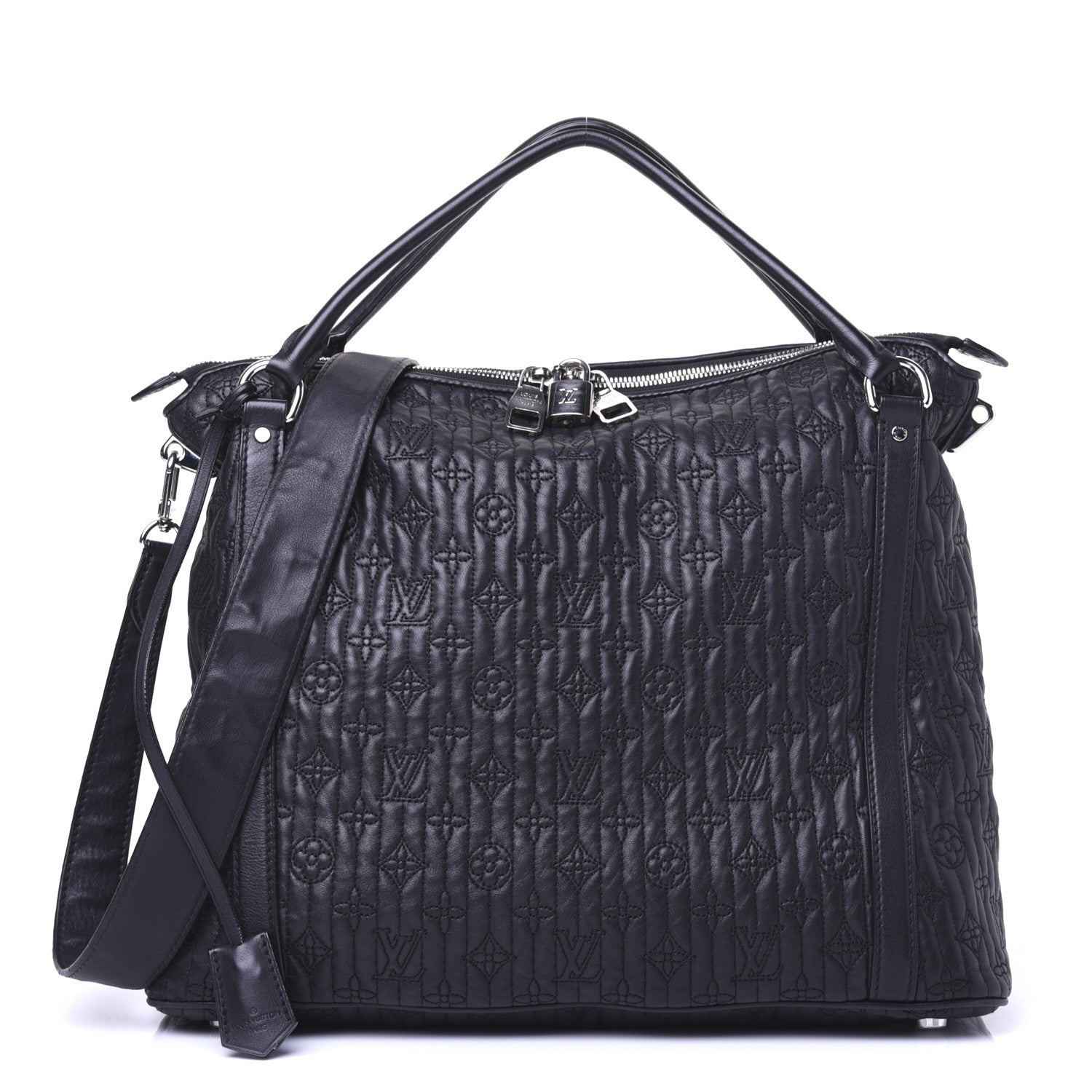 Louis Vuitton Monogram Lambskin Antheia Ixia MM Black 1 of 14