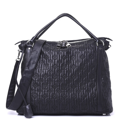 Louis Vuitton Monogram Lambskin Antheia Ixia MM Black 1 of 14