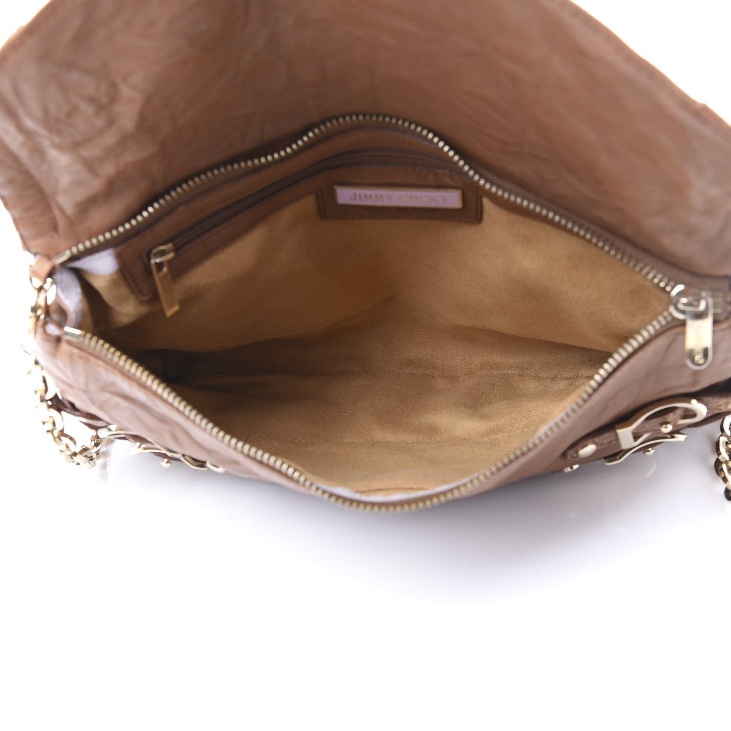 Lambskin Elaphe Snakeskin Brix Convertible Clutch Brown